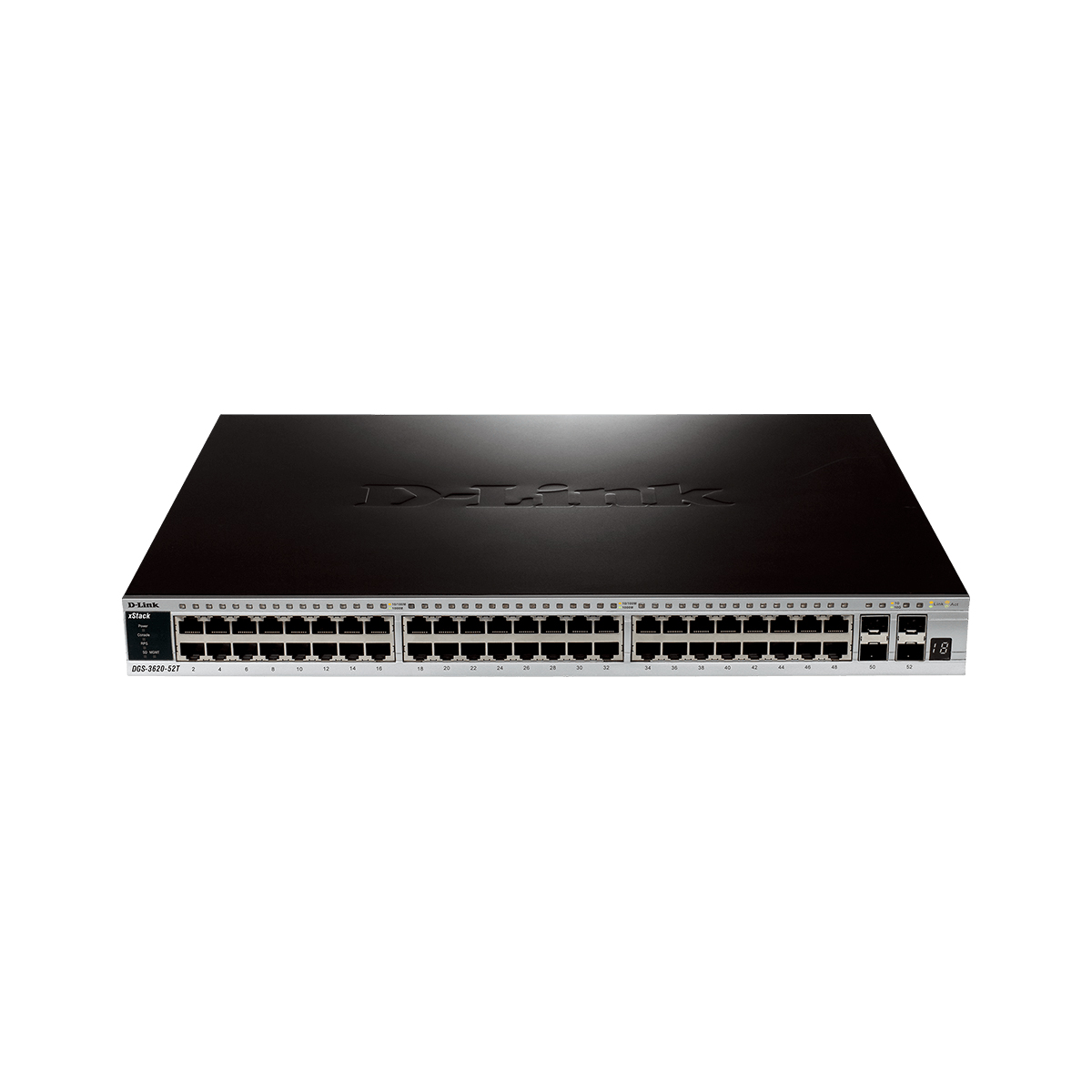 قیمت و خرید سوییچ شبکه مدیریتی 48 پورت + 4 پورت SFP دی لینک مدل DGS-3620-52T | نت ران